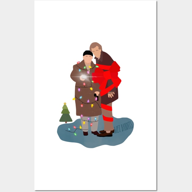 Wet Bandits Christmas Wall Art by rachaelthegreat